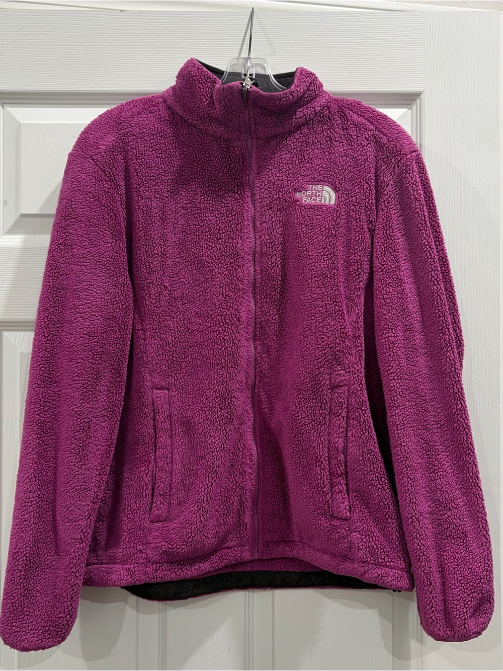 The North Face Women’s Magenta Plush Full-Zip Jacket
